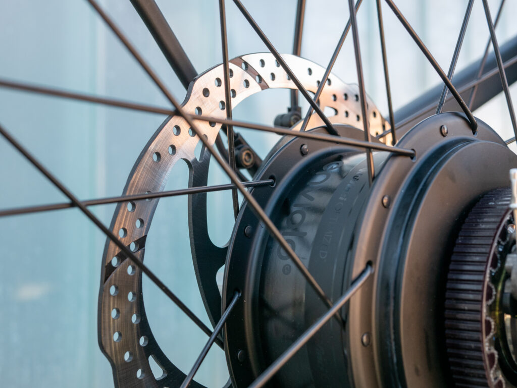 Das Bild zeigt eine Enviolo Nabenschaltung 